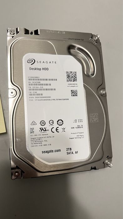Vand HDD 2 TB 3,5” stare foarte buna