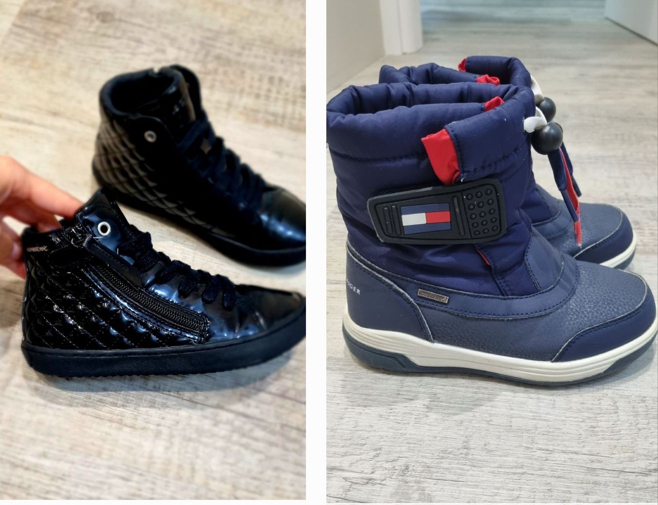 Кецове Geox и апрески Tommy Hilfiger
