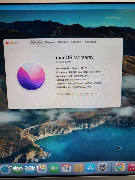 Лаптоп MacBook Air 1466-2017