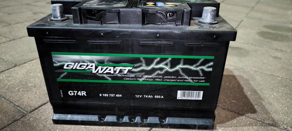 Акумулатор Gigawatt 74AH 680A R+