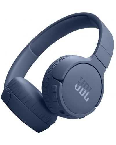 Căști wireless cu microfon JBL - Tune 670NC, ANC, Albastru