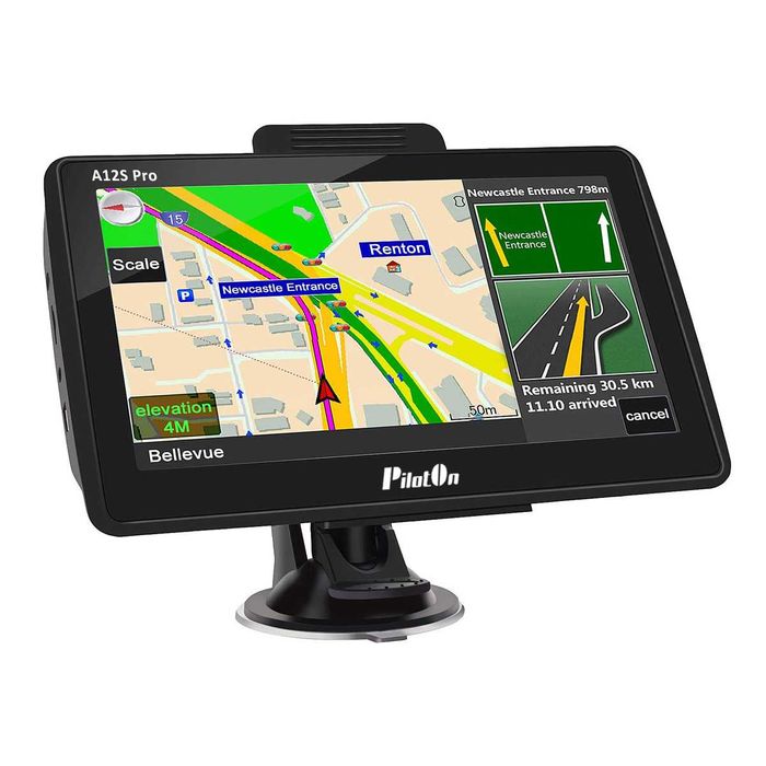 GPS PilotOn A12S Pro harti 2025 Camion, TIR full EUROPA, WiFi, TMC