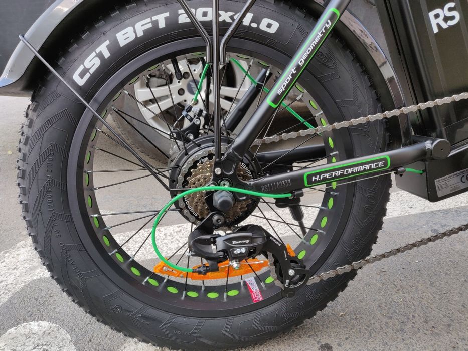 Bicicleta Electrica Pliabila Deluxe RKS-III 2025, Fat Bike Electric NO