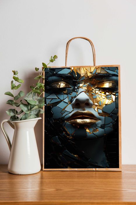 Sacose de hartie/panza personalizate