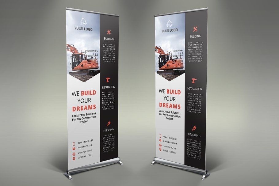 Roll up banner 85x200