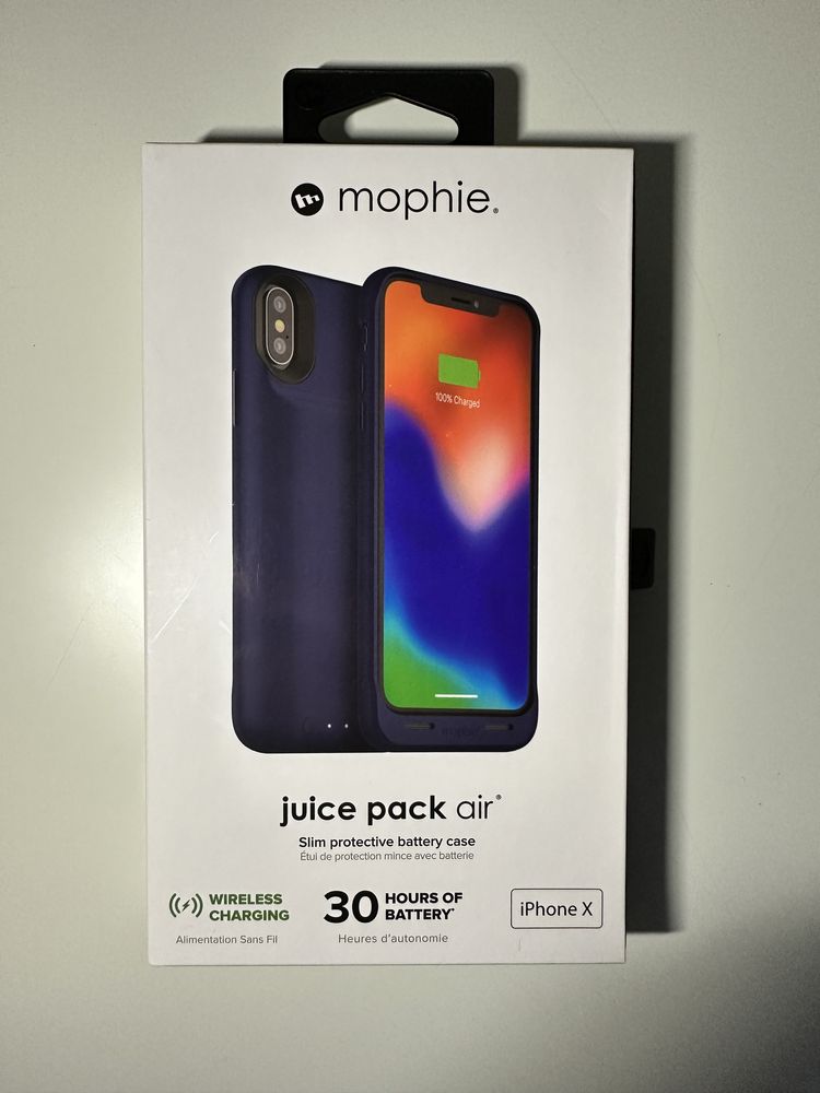Продавам калъф батерия Mophie Juice Pack Air за iPhone X