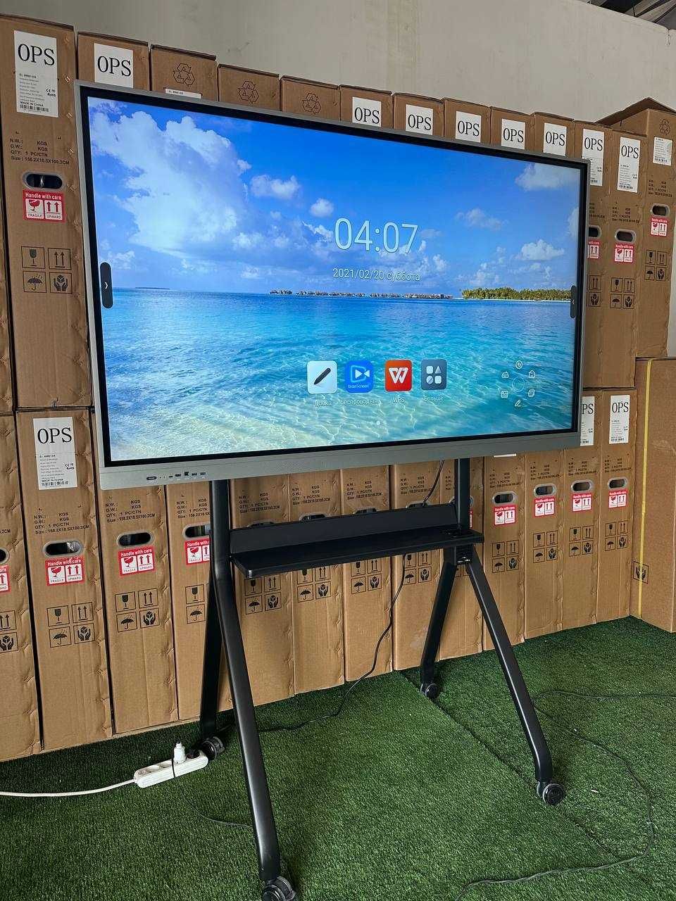 Interaktiv sensorli panel 65"| Bozor narxlaridan arzon! Miqdori bor
