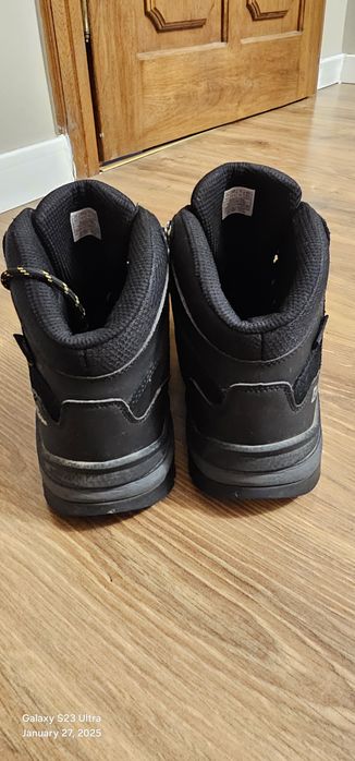 Ghete de drumeție pentru bărbați Jack Wolfskin, negre, mărimea 42