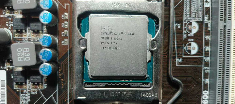 Комплект : Z97-PK ECS/DDR3+Core i3 4130+ ОЗУ G Skill Ripjaws 8GB (4+4)