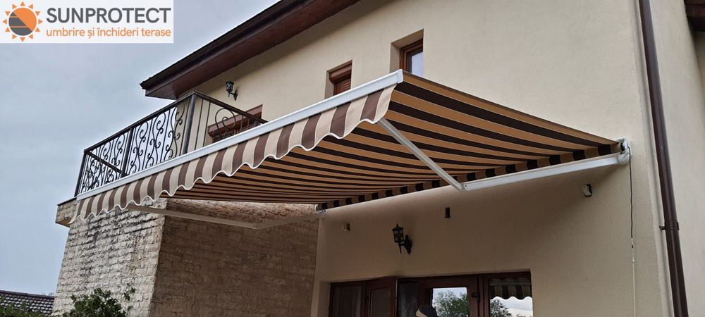 Copertine/Marchize retractabile. Casetate, Simple, Verticale, Zip