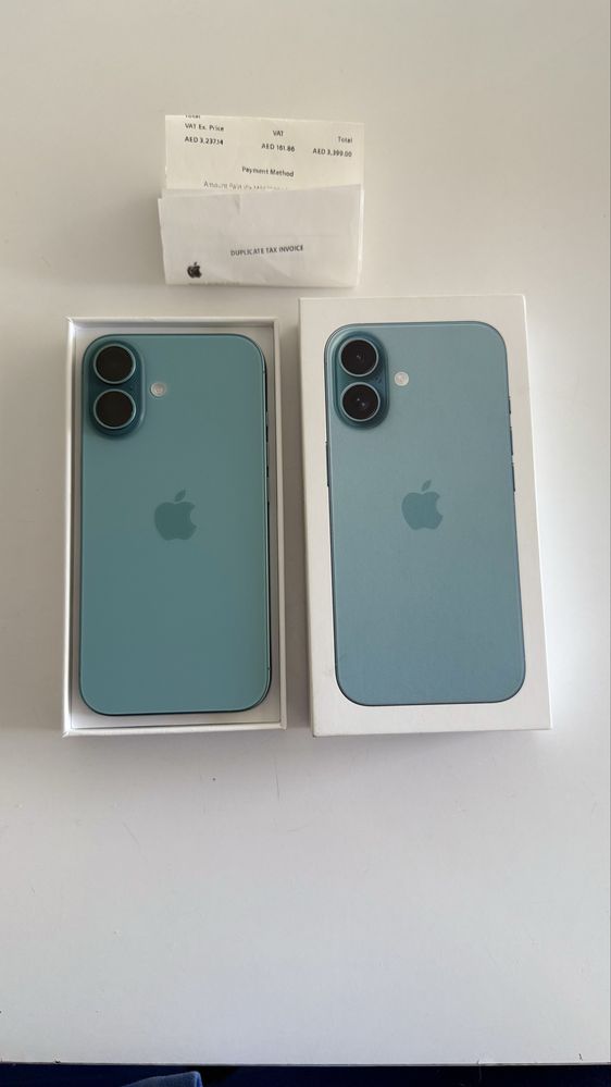 IPhone 16 Teal 5G  Nou 128 GB, Garatie 2026, Verde , Turcoaz Deosebit