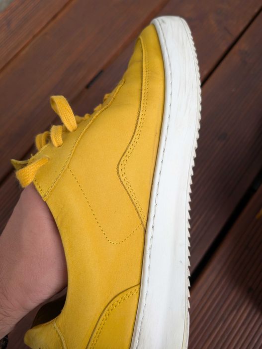 Adidasi Filling Pieces Mondo Low Ripple, galbeni, piele, marime 42