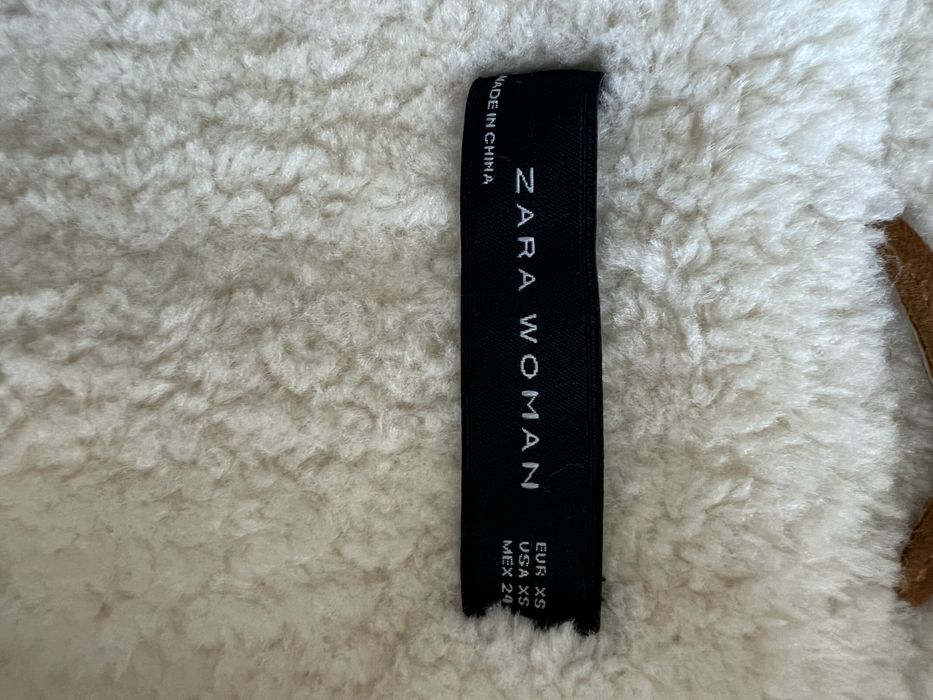 Jacheta Zara din piele de porc XS