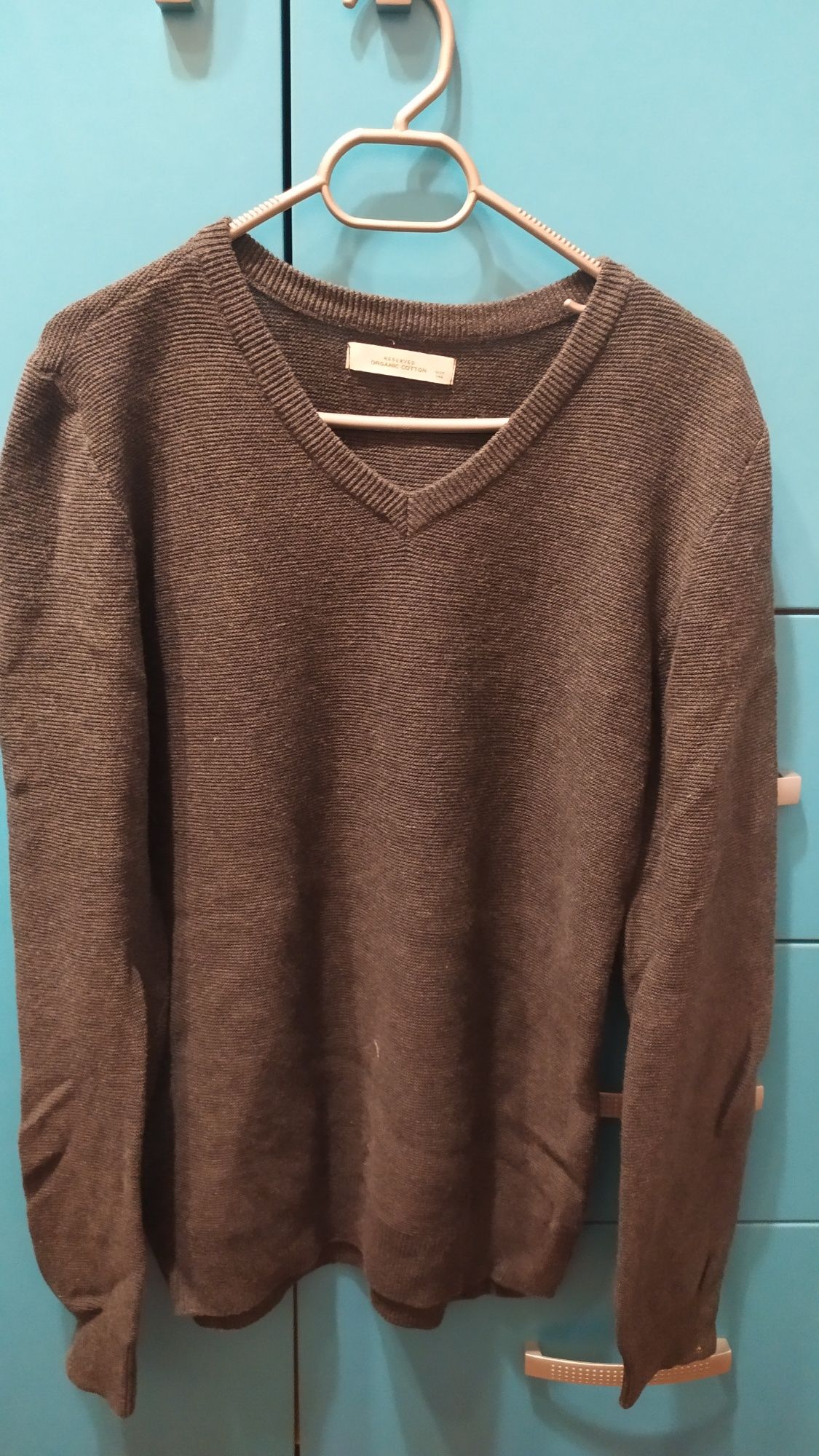 Сив пуловер Reserved 146