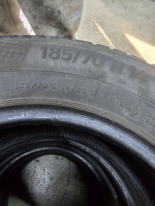 4x 185/70/14 M+S CONTINENTAL 2018 Stare excelentă
