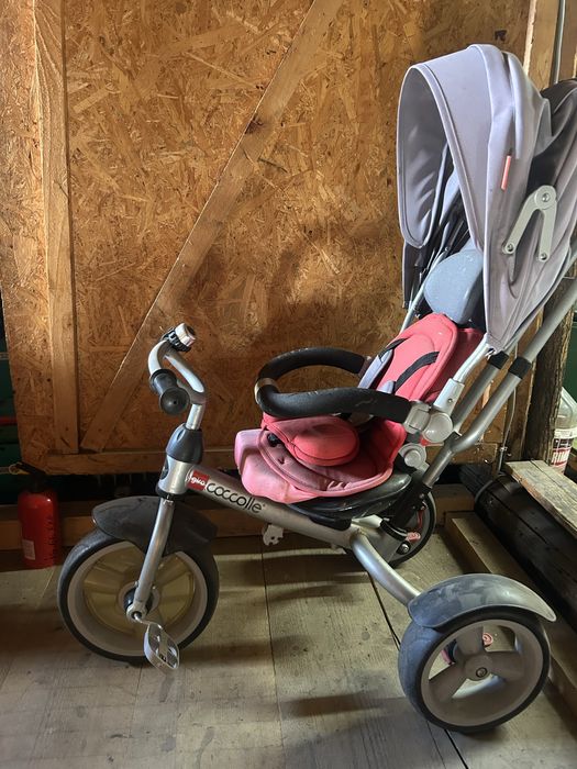 Pachet Carucior,2 triciclete,scoica,1scaun masa bebe, 2 balansoare,