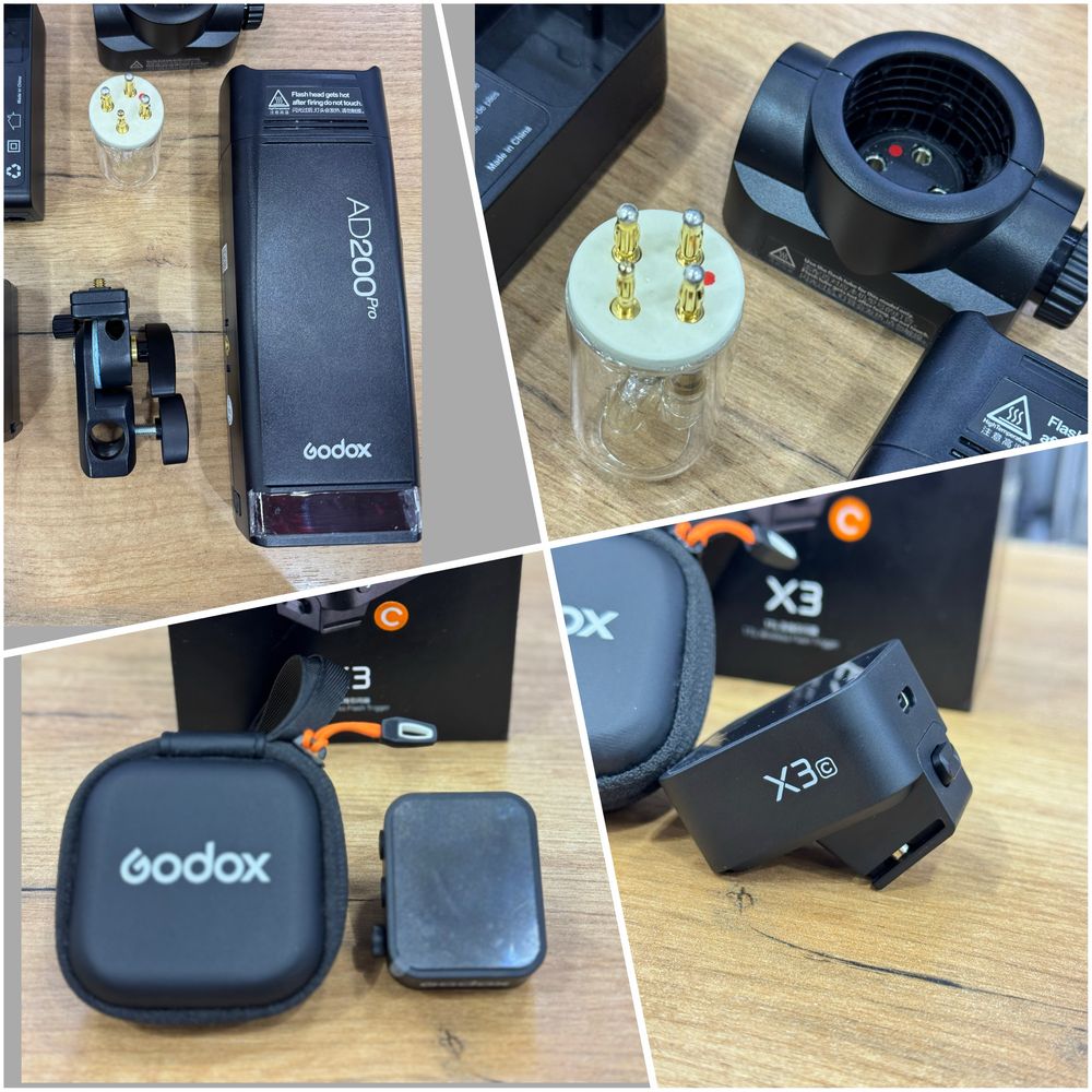 Godox AD200 Pro + Godox X3 sinxro for canon