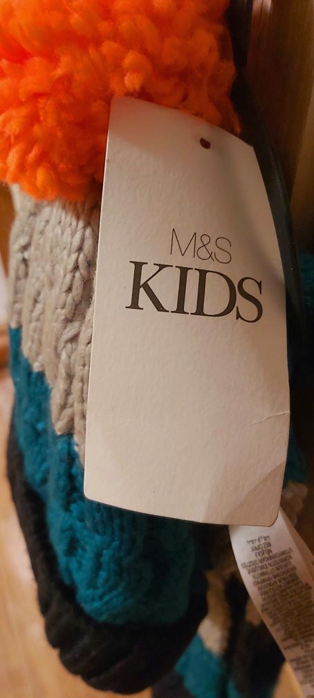 Зимняя Шапка+Шарф+Перчатки Marks&Spencer 6-10лет