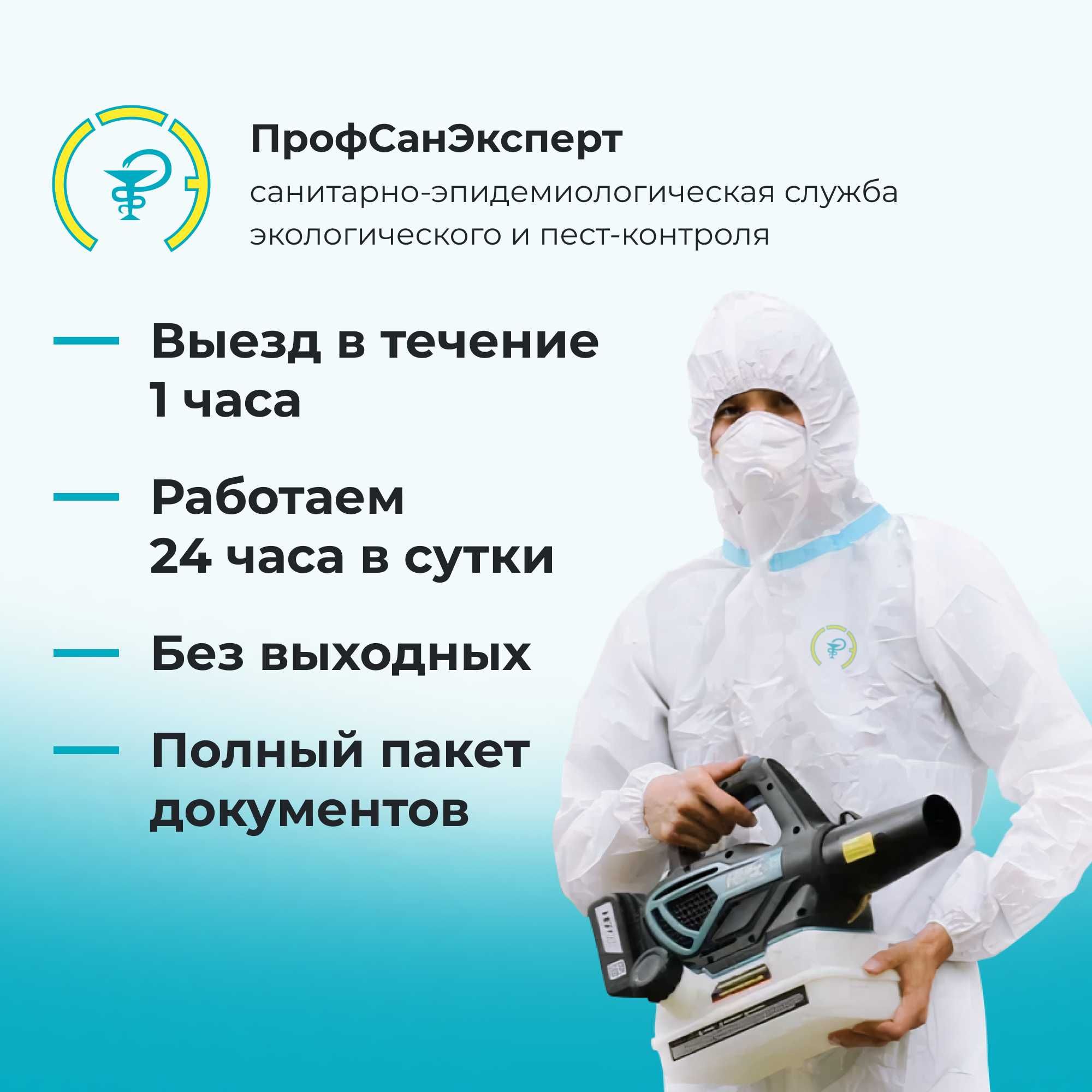 Уничтожение клопов тараканов мышей жучков ос клещей плесени блох