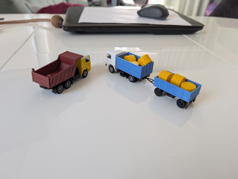Macheta camion Roman Diesel agricol 1:87