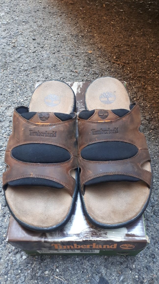 Мъжки кожени чехли Timberland