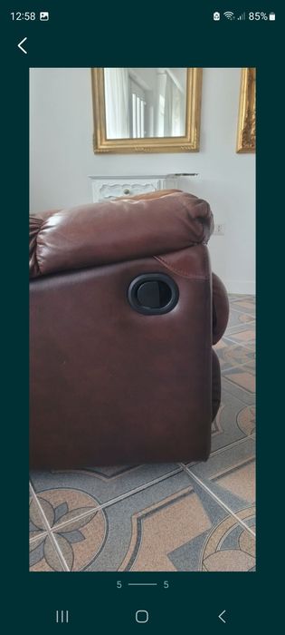 Canapele din piele naturala