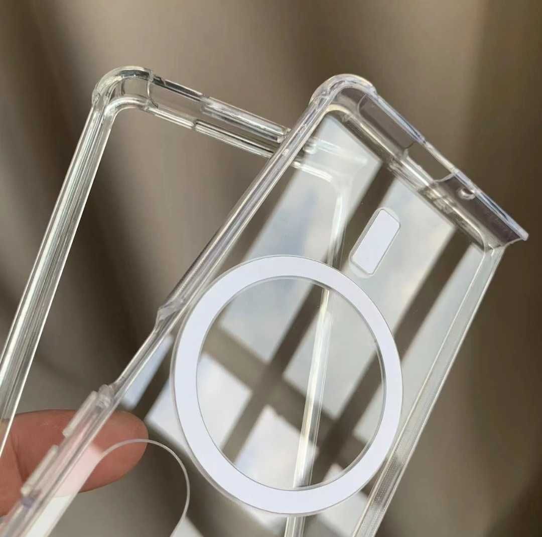 Husa MagSafe Samsung Z Fold 4 - AntiSoc - Transparenta
