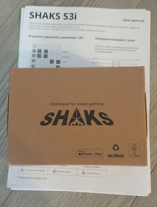 Controler pentru jocuri Shraks S3i NOU