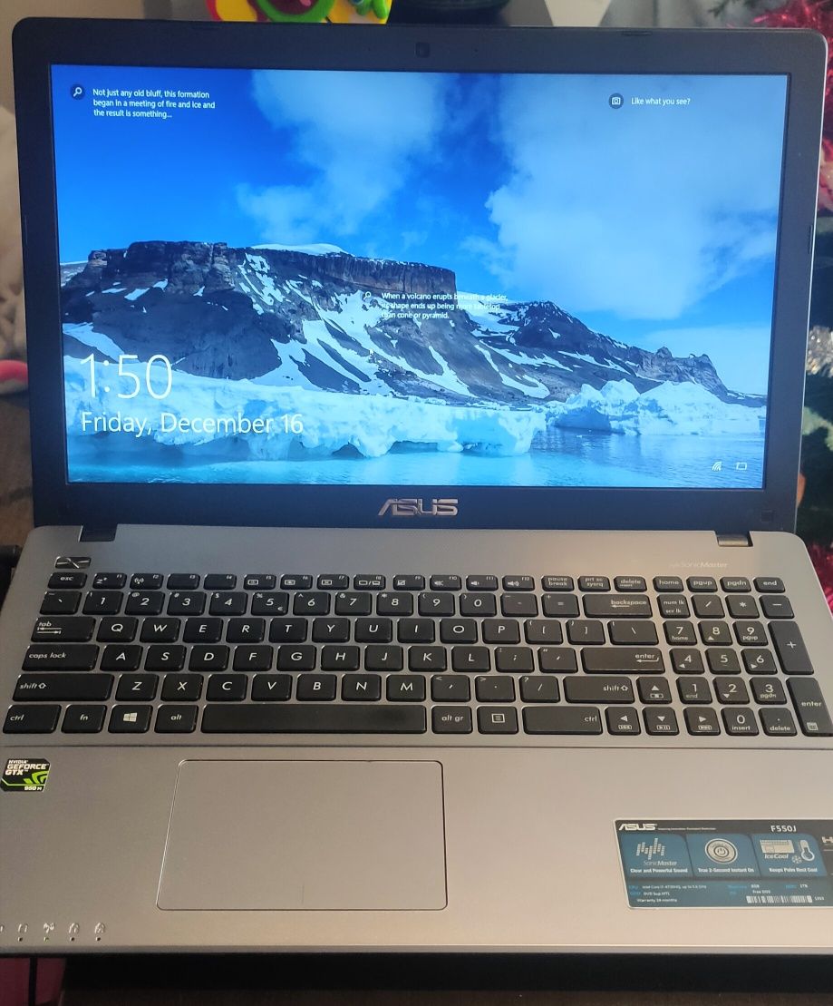 Laptop Asus F550J gaming