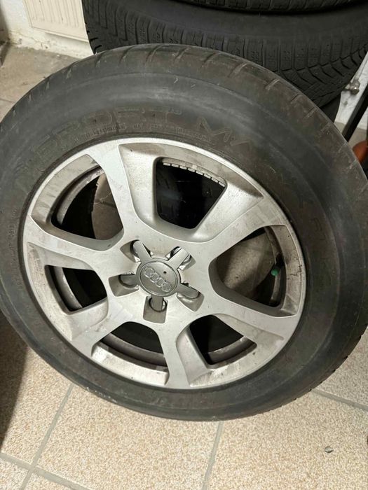 Jante Audi 225/55 R16 plus cauciucuri