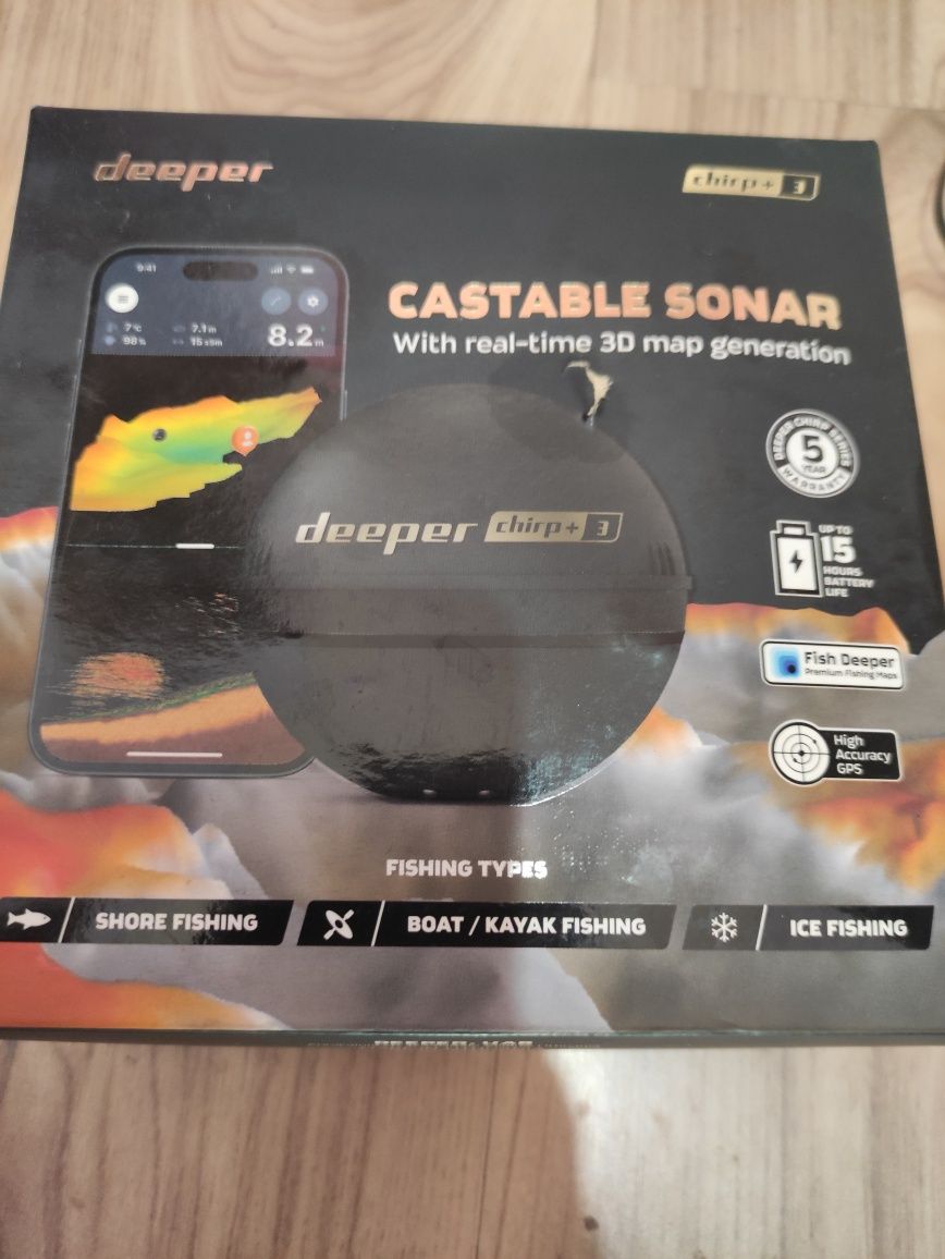 Сонар за лодкаDEEPER CHIRP+3