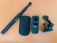 Camera video sport Insta360 ONE X2 , 5.7K, 360° , Waterproof, Negru
