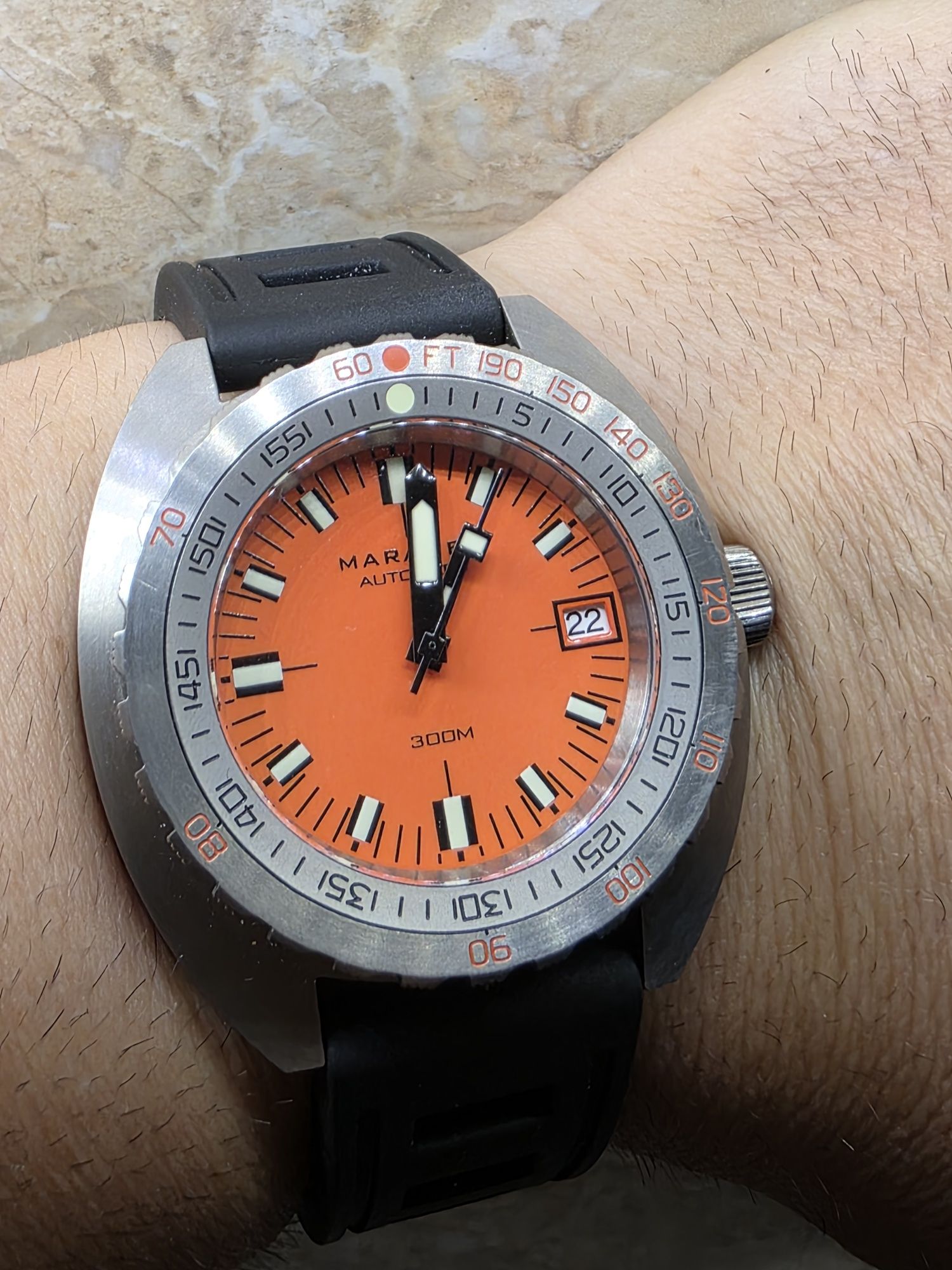 Maranez Samui  Titanium Orange Dial