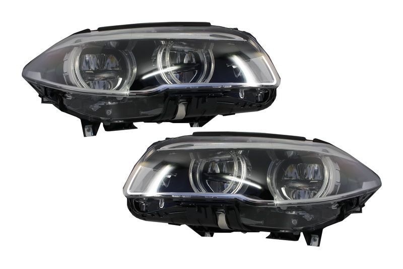 Faruri Full LED compatibil cu BMW F10 F11 5 Seria (2011-2013) Angel Ey