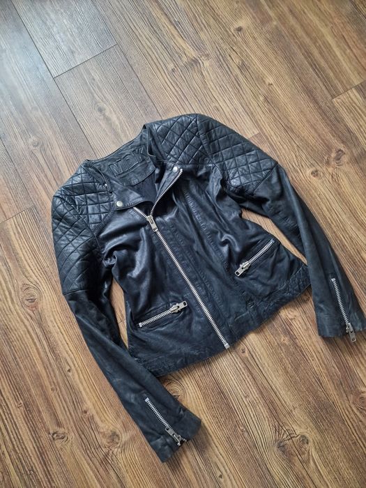 Страхотно дамско кожено  яке MDK  размер 38 , естествена кожа