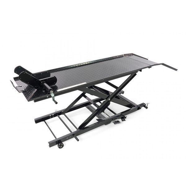 Хидравличен подемник за мотоциклети 450 кг, нвм 200 черен