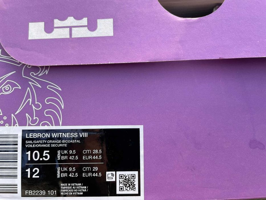 Nike LeBron Witness VIII ”Cannon”, 44.5/US 10.5/285 mm