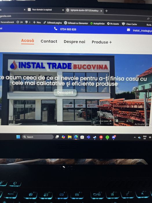 Realizez web site(wordpress|html-CSS)/intretinere site