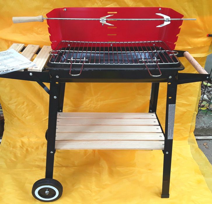 GRĂTAR 84x43x85 Cm cu Roti si Spatii depozitare NOU + BONUS - 130 Lei
