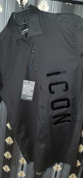 Cămașă alb x negru icon dsquared