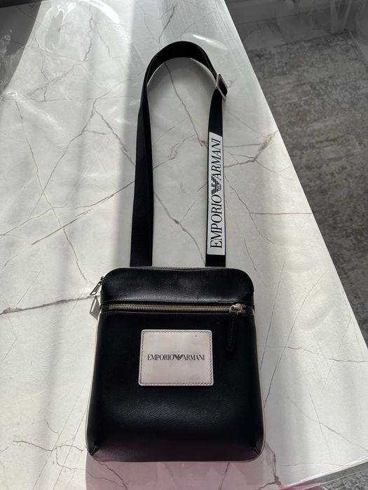 Мужская барсетка, сумка через плечо Emporio Armani