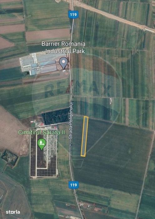 Teren  Sarata/ Bacau, Strada Poligonului 10.000mp, INTRAVILAN