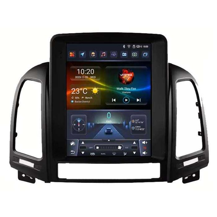 Hyundai Santa Fe 2 - Android 14 Мултимедия Санта Фе Навигация Андроид