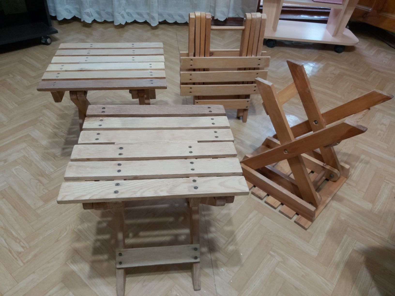 Ручная работа табуретка раскладная