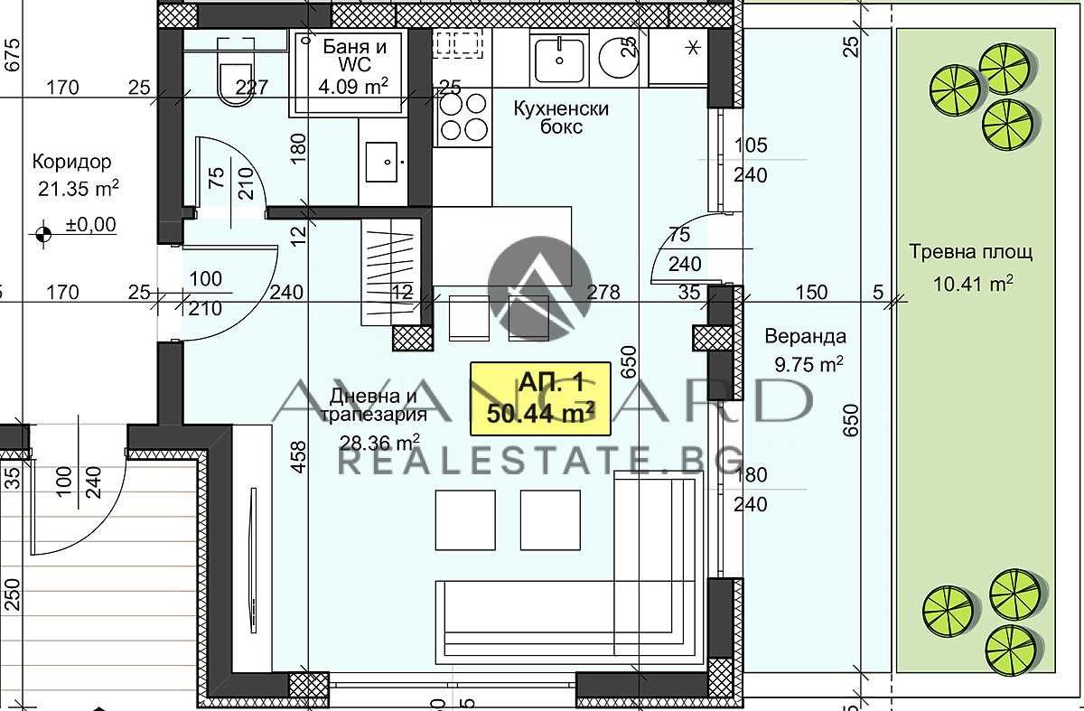 Продава се Едностаен апартамент в Пловдив, Христо Смирненски - 64 кв.м за 1987 €/кв.м - Снимка #7