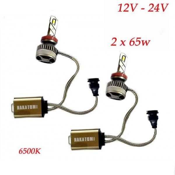 LED системи NAKATOMI M5-H1,H4,H7,H11,HB3/HB4/HIR2-12-24V/65W-Canbus