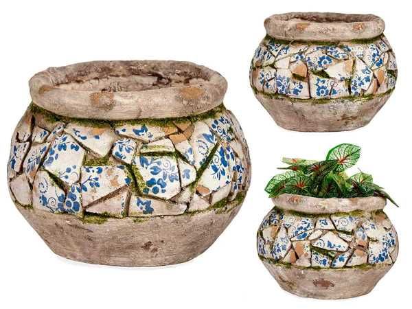 Vază rustică din polirășină 28,5cm