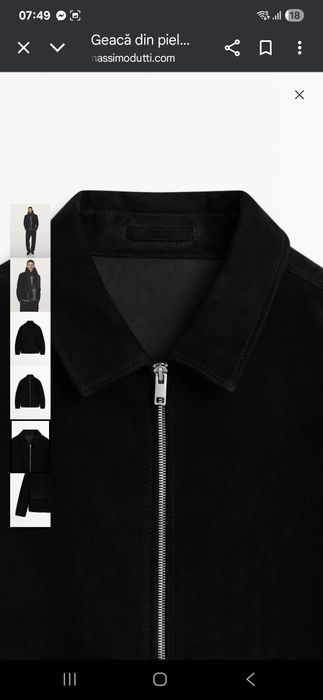 Geaca de piele massimo dutti