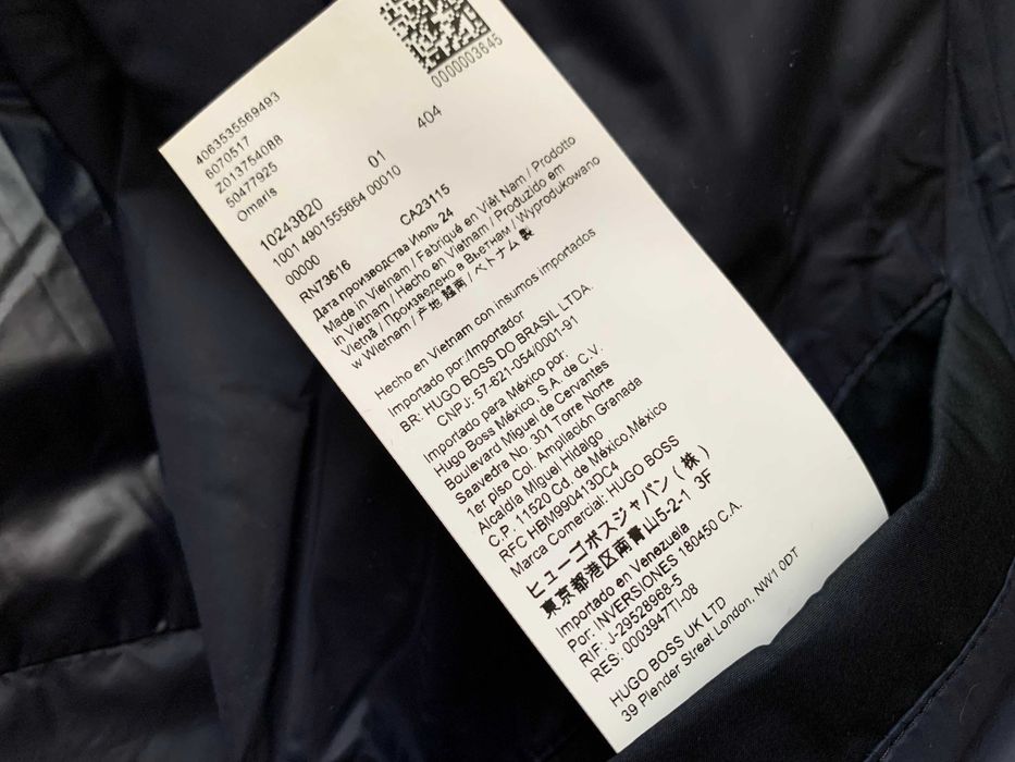 Geaca BOSS ORANGE Omaris_Casual_Impermeabila_Size M/L/XL_Originala