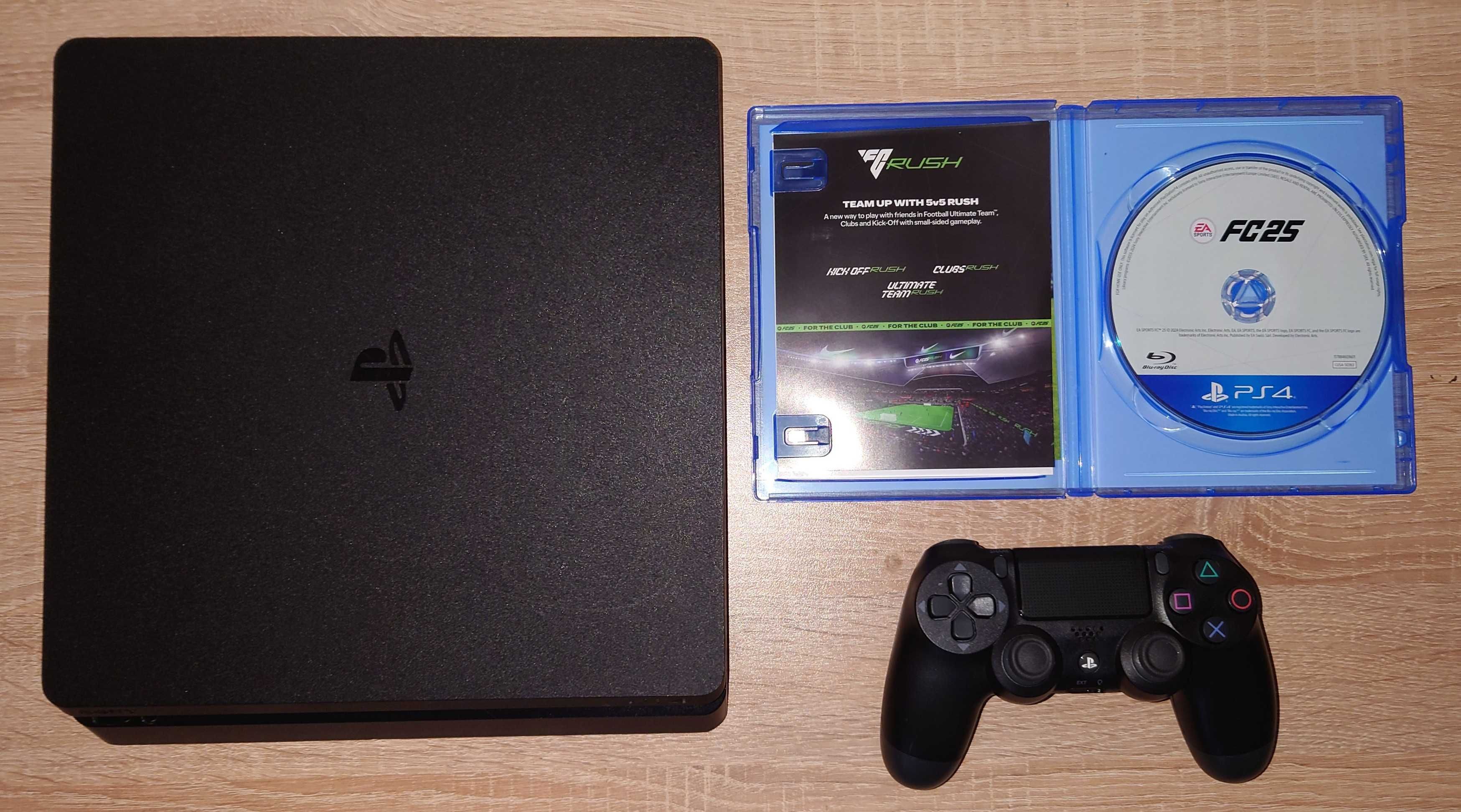 [ PS4 + FC25 > PlayStation 4 Slim с джойстик и диск FC25